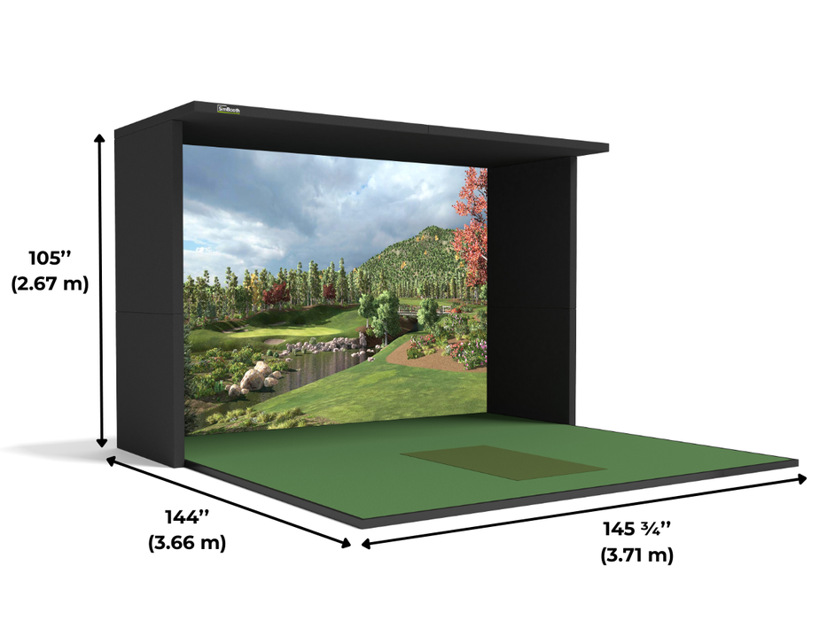 SimBooth Golf Simulator Enclosure