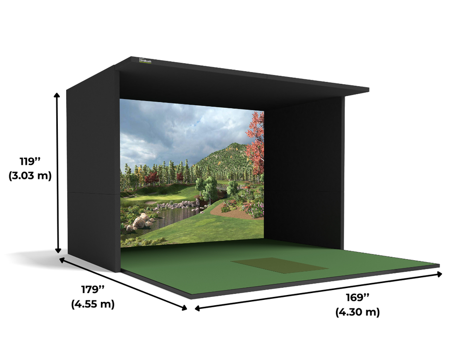 SimBooth Golf Simulator Enclosure
