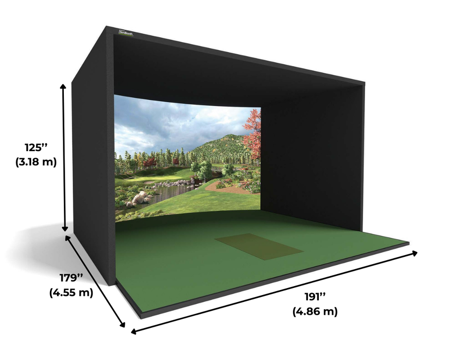 SimBooth Golf Simulator Enclosure