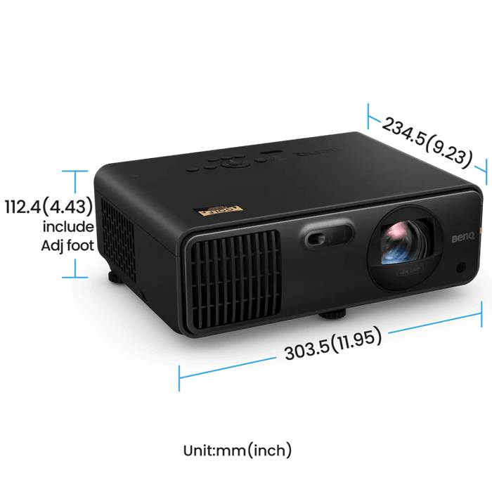 BenQ - BenQ AK700ST 4000 - Lumen 4K Short Throw Laser Golf Simulator Projector - Scratch Golf