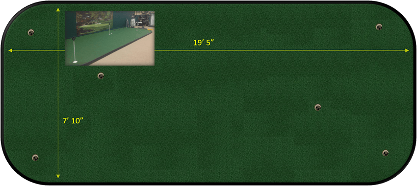 Pro Putt Systems - Pro Putt Systems The Pro's Choice Model Putting Green - Scratch Golf