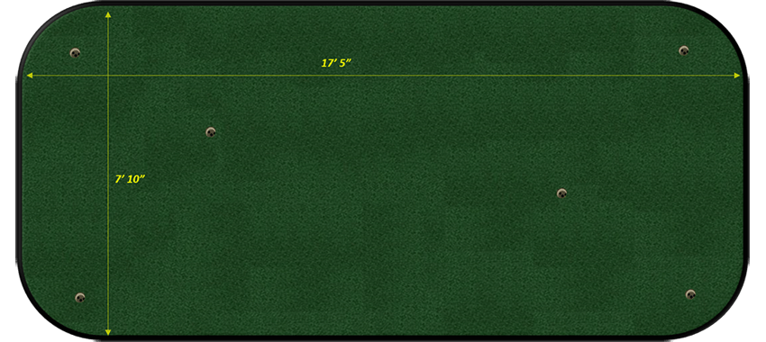 Pro Putt Systems - Pro Putt Systems The Q School Model Putting Green - Scratch Golf