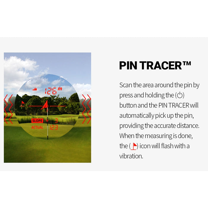 Voice Caddie - Voice Caddie SL3 Hybrid GPS Laser Rangefinder - Scratch Golf